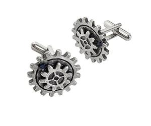 A.E. Empire Sporenrad Manschettenknöpfe Gothic Alchemy Alternative Lifestyle Damen Herren Schmuck
