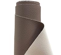 A-Express Premium Gekörnt Wasserdicht Kunstleder Gekörnt Lederimitat Texturiert Lederstoff Meterware - 50cm x 140cm (Zeder)