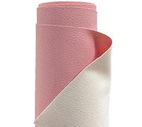 A-Express Premium Gekörnt Wasserdicht Kunstleder Gekörnt Lederimitat Texturiert Lederstoff Meterware - 100cm x 140cm (Hellpink)
