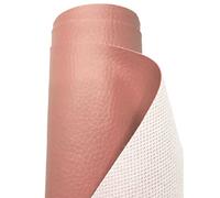 A-Express Premium Gekörnt Wasserdicht Kunstleder Gekörnt Lederimitat Texturiert Lederstoff Meterware - 500cm x 140cm (Pfirsich)