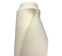 A-Express Premium Gekörnt Wasserdicht Kunstleder Gekörnt Lederimitat Texturiert Lederstoff Meterware - 200cm x 140cm (Perlencreme)