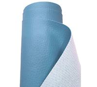 A-Express Premium Gekörnt Wasserdicht Kunstleder Gekörnt Lederimitat Texturiert Lederstoff Meterware - 200cm x 140cm (Himmelblau)