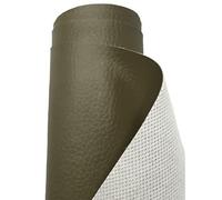 A-Express Premium Gekörnt Wasserdicht Kunstleder Gekörnt Lederimitat Texturiert Lederstoff Meterware - 50cm x 140cm (Khaki)