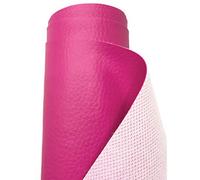 A-Express Premium Gekörnt Wasserdicht Kunstleder Gekörnt Lederimitat Texturiert Lederstoff Meterware - 200cm x 140cm (Rosa)