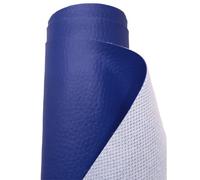A-Express Premium Gekörnt Wasserdicht Kunstleder Gekörnt Lederimitat Texturiert Lederstoff Meterware - 50cm x 140cm (Königsblau)