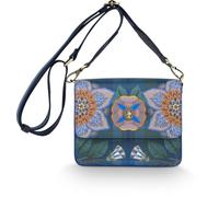 [A] Fenna Cross Body Bag Small Flores Felices Dark Blue 19x6x16cm