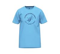 A FISH NAMED FRED Herren Rundhals T-Shirt Blau Größe 58