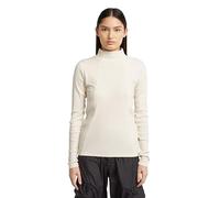 G-Star Raw Longsleeve mit Stehkragen in Offwhite, Größe L