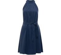 A-Linien-Kleid RAGWEAR "Angylee Print YOUMODO", Damen, Gr. L (40), Normalgrößen, midnight, Material: 80% Viskose, 20% Polyester, A-Linie knieumspielend, Neckholder, Ärmel ohne Ärmelschlitz, Kleider, L