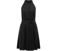 A-Linien-Kleid RAGWEAR "Angylee Print YOUMODO", Damen, Gr. S (36), Normalgrößen, schwarz, Material: 80% Viskose, 20% Polyester, A-Linie knieumspielend, Neckholder, Ärmel ohne Ärmelschlitz, Kleider, Le