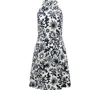 A-Linien-Kleid RAGWEAR "Angylee Print YOUMODO", Damen, Gr. XL (42), Normalgrößen, navy, Material: 100% Viskose, A-Linie knieumspielend, Neckholder, Ärmel ohne Ärmelschlitz, Kleider, Leichtes Sommerkle