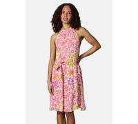 A-Linien-Kleid RAGWEAR "Angylee Print YOUMODO", Damen, Gr. XS (34), Normalgrößen, pink combo, Material: 100% Viskose, A-Linie knieumspielend, Neckholder, Ärmel ohne Ärmelschlitz, Kleider, Leichtes Som
