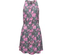 Ragwear Damen Kleid kurzes Sommerkleid Sanai Print Organic Grey Gr. M