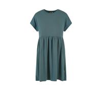 A-Linien-Kleid URBAN CLASSICS "Urban Classics Damen Ladies Organic Empire Valance Tee Dress", Damen, Gr. 3XL, US-Größen, grau (paleleaf), 100% Baumwolle, unifarben, loose fit, Rundhals, Kleider (58503