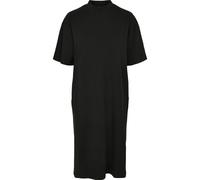 A-Linien-Kleid URBAN CLASSICS "Urban Classics Damen Ladies Organic Long Oversized Tee Dress", Damen, Gr. L, US-Größen, schwarz, 100% Baumwolle, unifarben, oversize, Rundhals, Kleider (33214647-L) schw