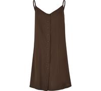 A-Linien-Kleid URBAN CLASSICS "Urban Classics Damen Ladies Vicose Mini Dress", Damen, Gr. 4XL, US-Größen, braun, 100% Viskose, unifarben, normal, Kleider (59938726-4XL) braun