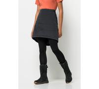 A-Linien-Rock JACK WOLFSKIN "ALPENGLUEHEN SKIRT W", Damen, Gr. L (42/44), grau (phantom), Obermaterial: 87% Polyamid, 13% Elastan; Futter: 100% Polyester; Füllung: 100% Polyester, Röcke A-Linien-Rock 