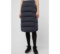 A-Linien-Rock JACK WOLFSKIN "MORGENTAU SKIRT W", Damen, Gr. XL (46), blau (schwarz, navy), Obermaterial: 87% Polyamid, 13% Elastan; Futter: 100% Polyester; Füllung: 80% Entendaunen, 20% Federn, Röcke 