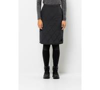A-Linien-Rock JACK WOLFSKIN "WANDERMOOD SKIRT W", Damen, Gr. XS (34), schwarz, OBERSTOFF 100% POLYAMID FUTTER 100% POLYESTER FÜLLUNG 100% POLYESTER, Röcke A-Linien-Rock (86794428-XS) schwarz