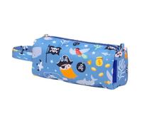 A Little Lovely Company Kinder Federmäppchen | Polyester, 20 x 8 x 7 cm, piraten(engl.), Schule