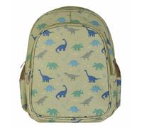A Little Lovely Company Kinderrucksack DINOS – Dinosaurier – 16 L – Grün – für den Kindergarten