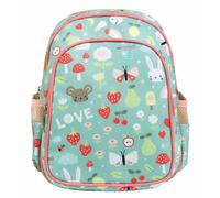 A Little Lovely Company Rucksack | Kinderrucksack Leicht Schultasche Mädchen Jungen Grundschule 4-8 Jahre Rucksack Mädchen Jungen Reisen mit Brustgurt Isolierte Fronttasche, Joy, Middelgroot