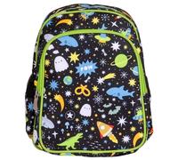 A Little Lovely Company Rucksack | Kinderrucksack Leicht Schultasche Mädchen Jungen Grundschule 4-8 Jahre Rucksack Mädchen Jungen Reisen mit Brustgurt Isolierte Fronttasche, Galaxy, Middelgroot