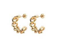 a little something® Ohrringe Stella | Damen Ohrstecker mit 18 Karat Vergoldung (Gold & Roségold) | Inklusive nachhaltiger Geschenkverpackung mit FSC®-Zertifikat