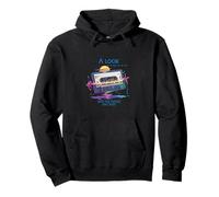 A Look into The Future Cyber Cassette SciFi Technik Design Pullover Hoodie