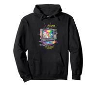 A Look into The Future Cyber TV Fernseher SciFi Design Pullover Hoodie