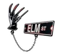 A Nightmare on Elm Street Pin Badge Set - Limited Edition Horror Collectible - Offizielle Freddy Krueger Emaille-Pins für Fans und Horrorfilm-Erinnerungsstücke Kollektionen
