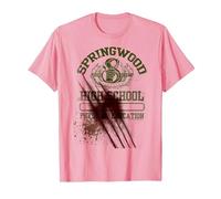 A Nightmare on Elm Street Springwood T-Shirt, Herren, Rosa, XL