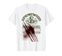 A Nightmare on Elm Street Springwood T-Shirt, Herren, Weiß, 6XL