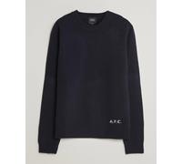 A.P.C. Edmond Wool Knitted Sweater Dark Navy Blau XL