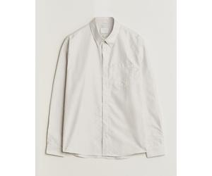 A.P.C. Greg Striped Oxford Shirt Beige/White Mehrfarbig L