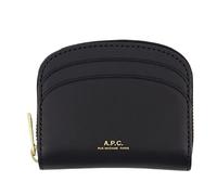 A.P.C. Portemonnaie - Compact Demi-Lune Mini - Gr. unisize - in Schwarz - für Damen