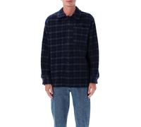 A.P.C. - Stanley Checked Wool Overshirt - Größe M - schwarz