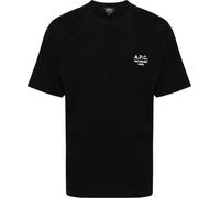 A.P.C. - t shirt en coton raymond a logo brode 3 - Größe XL - schwarz