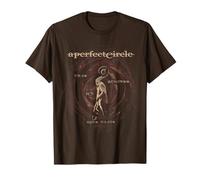 A Perfect Circle Magdelena Remix Auburn On Brown T-Shirt