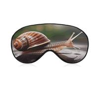 A Photo of A Snail Sleep Mask Eye Mask Eye Masks for Sleep Sleep Masks for Women Men Travel Eye Mask Adjustable Sleeping Mask Sleep Mask Blackout Cute Sleep Mask