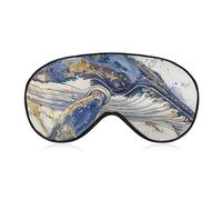 A Picture of A Wal-Schlafmaske für Damen und Herren, Seitenschläfer-Augenabdeckung mit verstellbarem Riemen, weich, atmungsaktiv, Verdunkelungsmaske, rutschfest, tiefes Schlafen, Reisezubehör