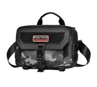 A-QMZL Umhängetasche für Herren, Umhängetasche, multifunktional, Vintage, Schultertasche, für Herren, Business-Taschen, klein, wasserdicht, Freizeit, Rucksack, für Arbeit, Reisen, camouflage, 5 l