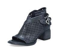 A.S.98 Damen Sandalette A83002 Damen Leder Sandalette Reißverschluss Schwarz (Nero) Größe 40 EU