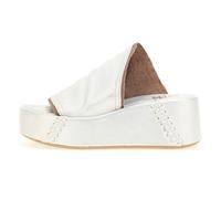 A.S.98 MARLOON Niedrige Ledersandale Damen Argento 41