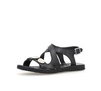 A.S.98 RUDD Niedrige Ledersandale Damen NERO 39