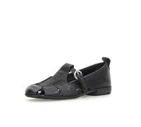 A.S.98 ZOYE Scarpe Basse Damen niedrige Lederschuhe Nero 38