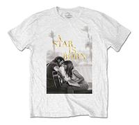 A Star Is Born - T-Shirt # M Unisex White # Jack & Ally Movie Poster