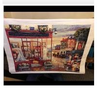 A Wedding Dress Shop, 100% Baumwolle, 14 Fäden, 400 x 290 Stiche, 82 x 53 cm, Super Big Counted Cross Stitch Kits