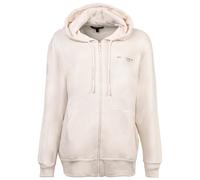 A|X ARMANI EXCHANGE Damen Sweatjacke - Reißverschluss, Kapuze, Logo L Weiß