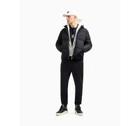 AX ARMANI EXCHANGE Herren Sweatjacke mit Kapuze - Hoodie Full-Zip, Baumwoll-Mix Weiß 2XL